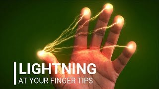 Electronic Thumb Tip Lighter Flame Fire Magic Trick Gospel