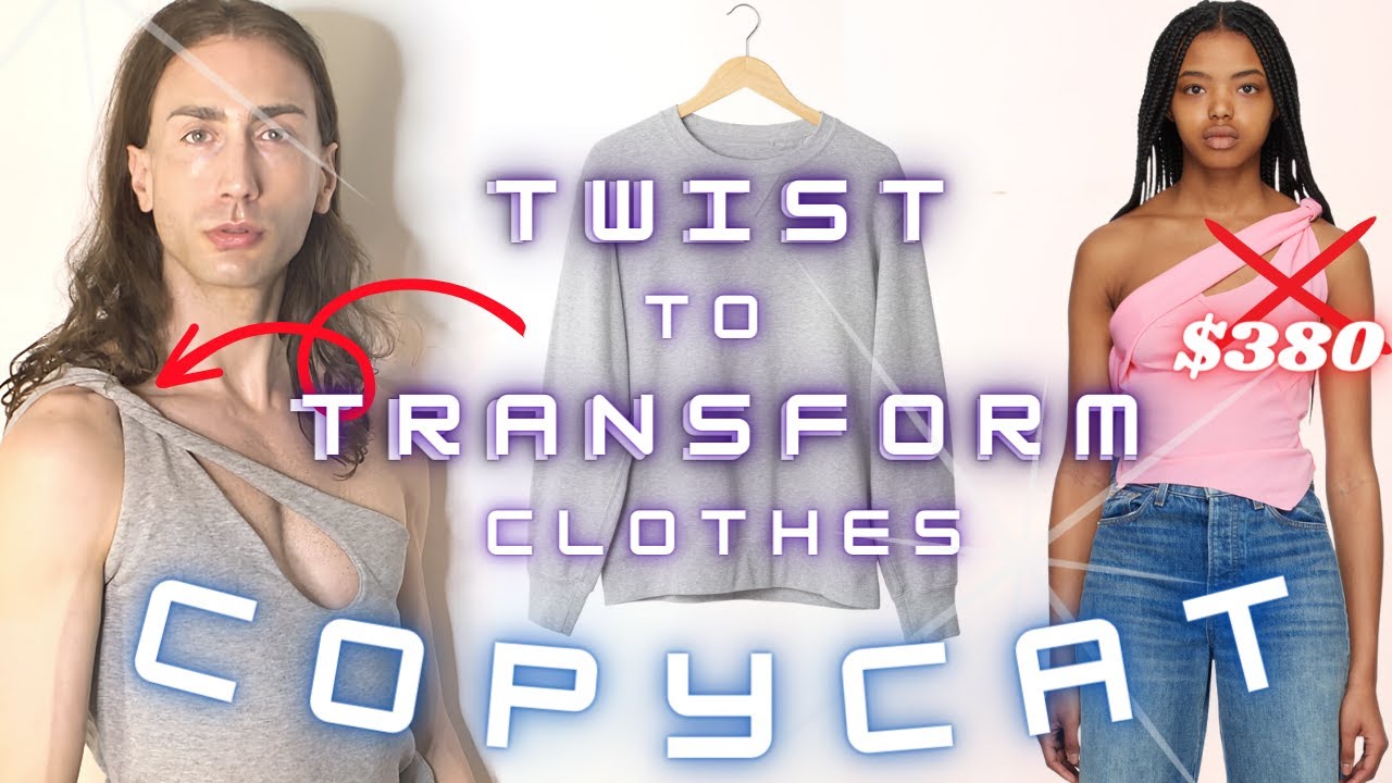 Twisted Transformation! Old Sweater To DIY DESIGNER Tank Top