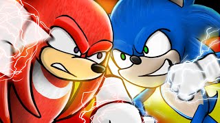 Sonic + Knuckles + Tails VS Giant Robotnik, Sonic 2