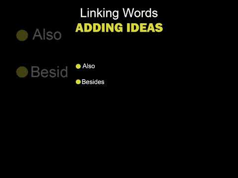 Linking Words adding