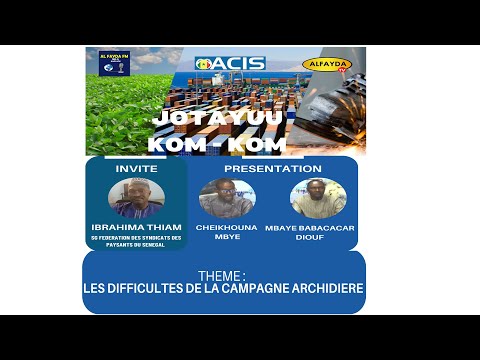 JOTAYUU KOM KOM DU JEUDI 8 01 2026 IBRAHIMA THIAM SG FEDERATION DES SYNDICATS DES PAYSANS DU SENEGAL 