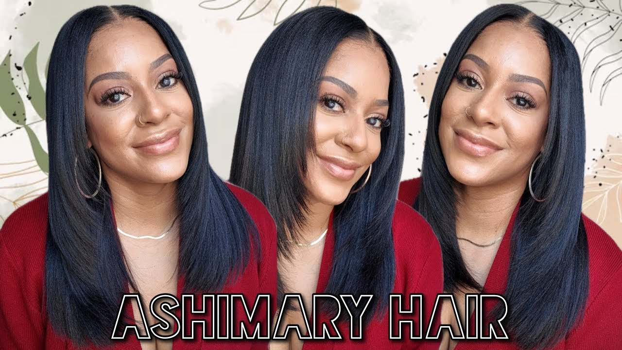 ✨The Ultimate 90s Vibe! Most Natural Yaki Straight Wig | ASHIMARY & StephanieNicoleH