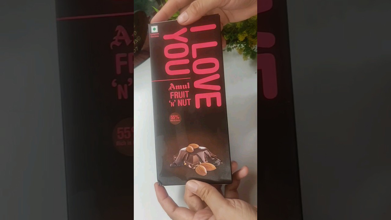 Amul Fruit n nut chocolate bar review