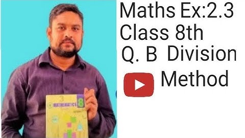 Class 8 Math unit 2 lEx 2.3| Real numbers|Square root|Division method|Part B(Q1 to Q6)Sindh Textbook