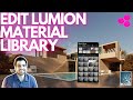 How to Customize the LUMION MATERIAL LIBRARY with Any TEXTURE! Not A Basic Importing Tutorial!