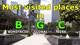 BGC (Bonifacio Global City) 2019 Most visited places. Vlog tour, Taguig City, Philippines