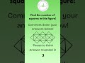 Find the number of squares in this figure! #puzzles #brainteaser #iq #maths #riddle #challenge