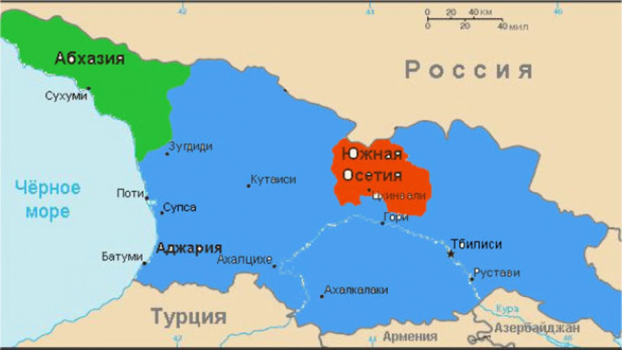 Осетия это какая страна. Карта Грузии и Абхазии и Южной Осетии. Абхазия и Грузия на карте. Карта Грузии с Абхазией и Осетией. Грузия Абхазия Южная Осетия на карте России.