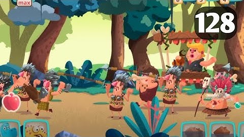 Dino Bash level 128 Android walk-through Gameplay...!