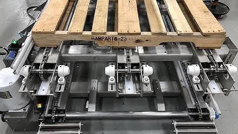 Pallet Unloading Pivot Conveyor by Multi-Conveyor