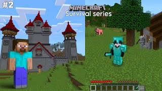Survival Series part 2 Minecraft Build Castle