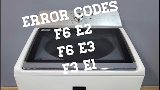 Maytag Brovos XL error codes F6 E2 / F6 E3 / F3 E1 Easy Fix! | Josh Cobb