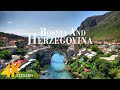 Flying over bosnia and herzegovina 4k u relaxing music along with beautiful natures  4k