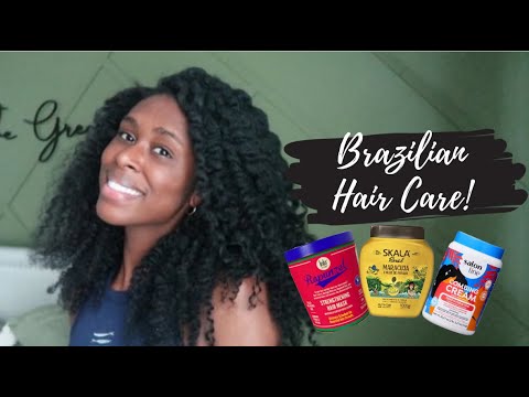 تجربة منتجات العناية بالشعر البرازيلية