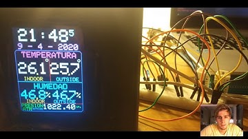 Estación meteorológica en Arduino con NodeMCUESP8266 or ESP 32 and TFT Display ILI9341.