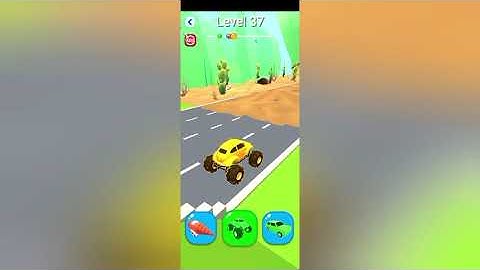 Shape-shifting Funny Race All Level Gameplay Walkthrough Master Level #176 BeamNG.drive #Shorts