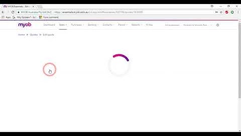 MYOB Essentials Training Course Video Tutorial 502e205   Create an Invoice from a Quote
