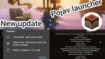 Pojav launcher Zink render Download media fire link