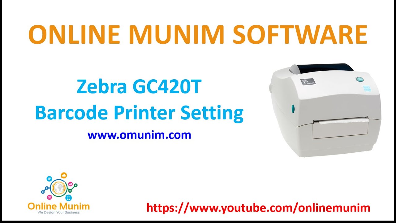 Zebra Zd220 Barcode Printer Drivers Setting Thermal Transfer Printer Zebra Zd220 Zpl 203 Dpi Youtube