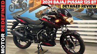 Finally Bajaj Pulsar 125 Bluetooth Edition 2024 Review Is Here | Price & Mileage | Most VFM Bike??