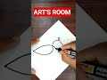 Easy one line drawing ideas for beginners | one line Owl #shorts #artsroom