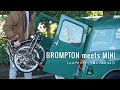 ブロンプトンとトラベラーMk1でどこ行こう?イギリスの折り畳み自転車でポタリング【ローバーミニ、モーリスミニと暮らす】