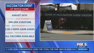 Free Padres Tickets, T-Shirts Available In Join COVID Vaccination Event