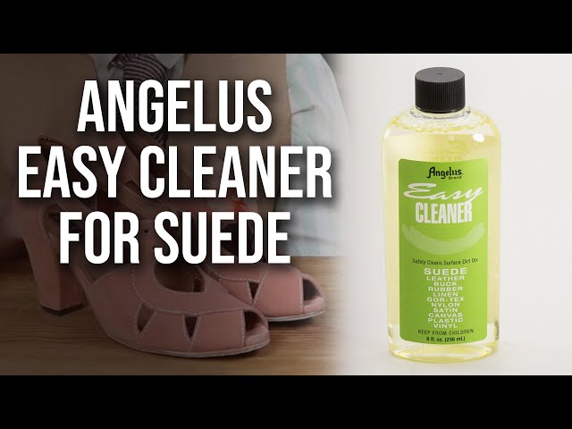 Shoe Care - How to Use Angelus Easy Cleaner For Suede Leather 
