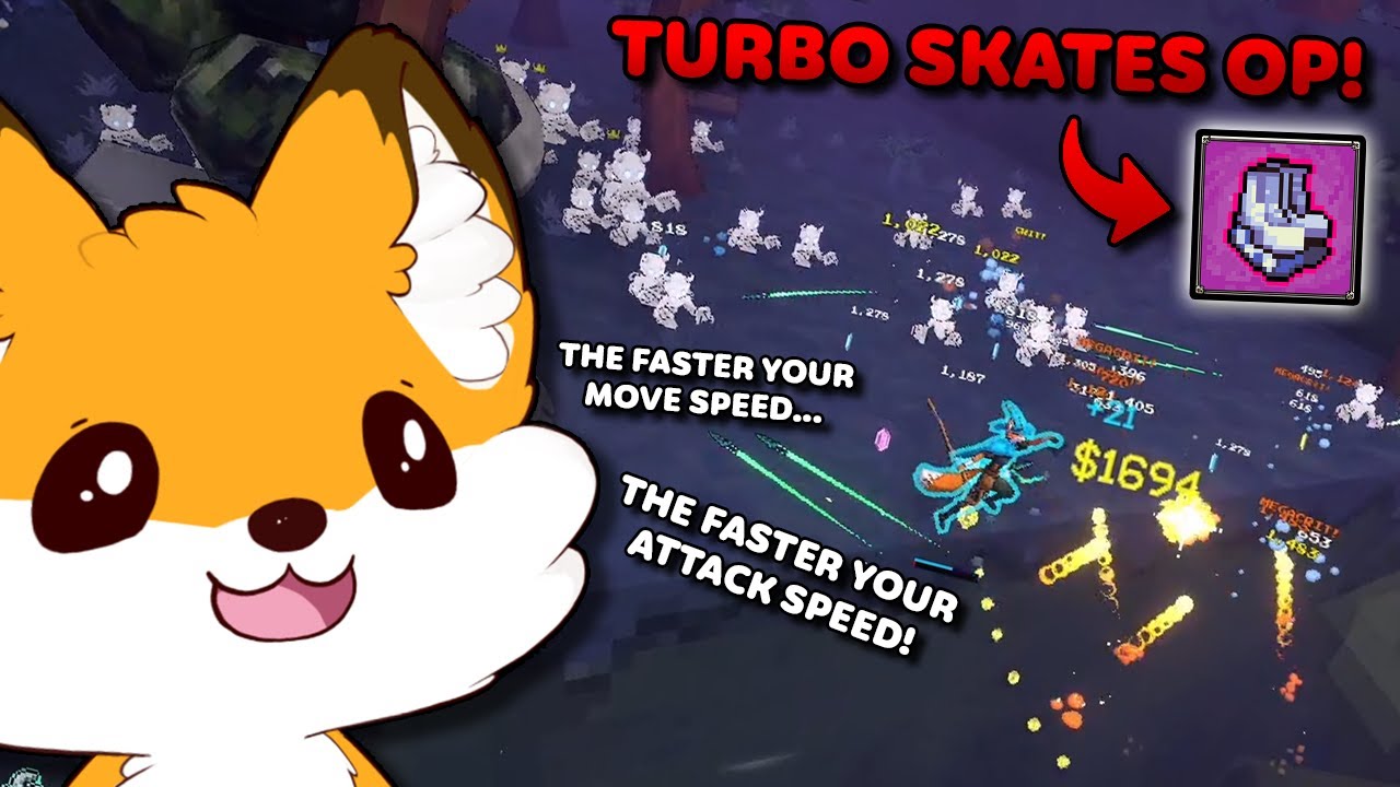 TRIPLE Turbo Skates Run! They Are SO BROKEN! Fox VTuber