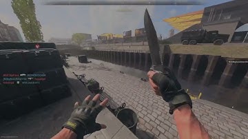 clearing the hard point on MW2 hardcore with a knife