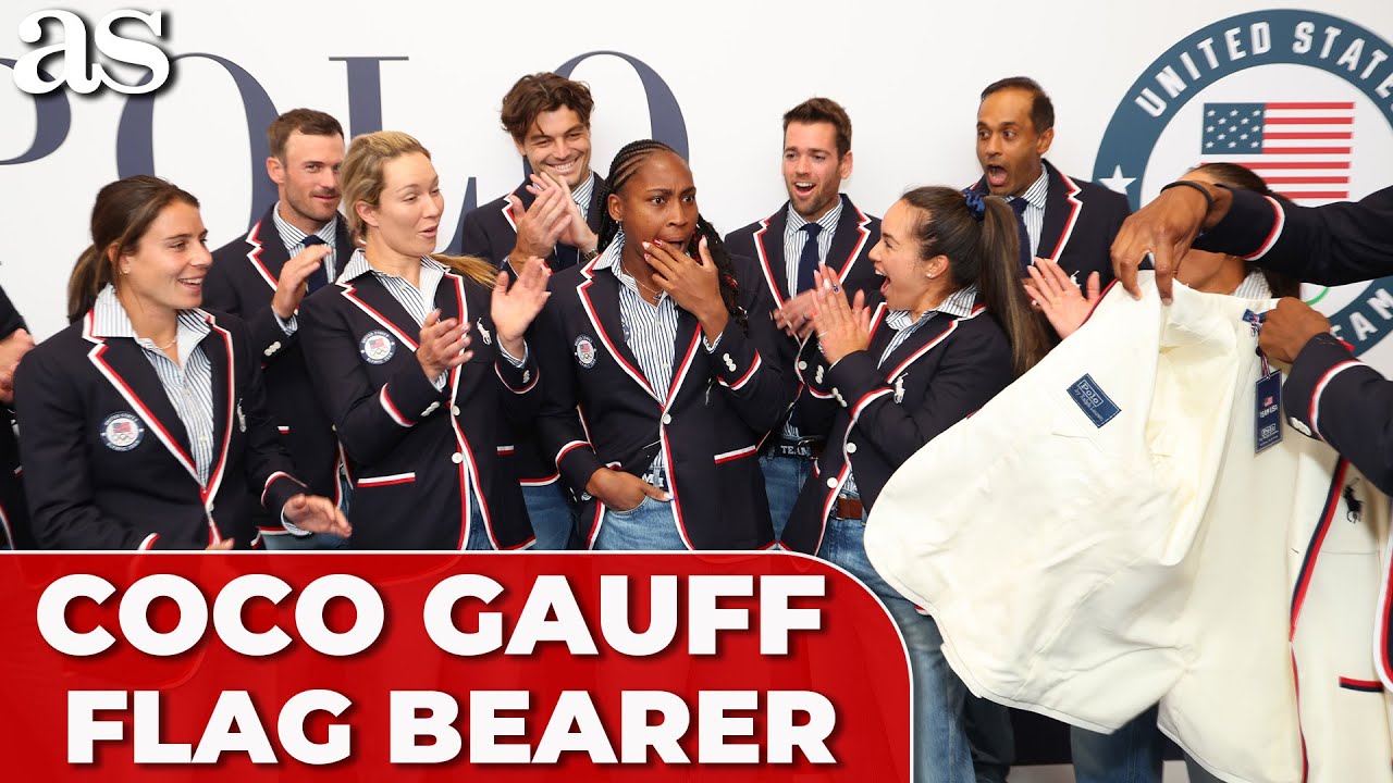 ⁣COCO GAUFF'S EXCITEMENT unveiled: discovering that she’ll bear the flag for TEAM USA at PARIS 2