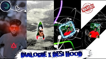 DIALOGUE X DESI HOOD ATTITUDE SONG HARD XML FILE EDIT BY JITTU CREATION 😈