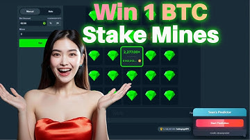 CRAZY 1 BTC Win Using Stake Mines Predictor Bot 🤖