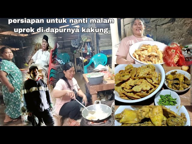Persiapan acara di rumah kakung uprek di dapur bersama Mbak Nung  || Mbak iti vlog class=