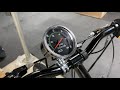 Old School Style Bike Speedometer Installation Motorized Bike