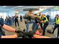 Airport Chaos Forces Undercover Agents to Blow Their Cover | Bodycam