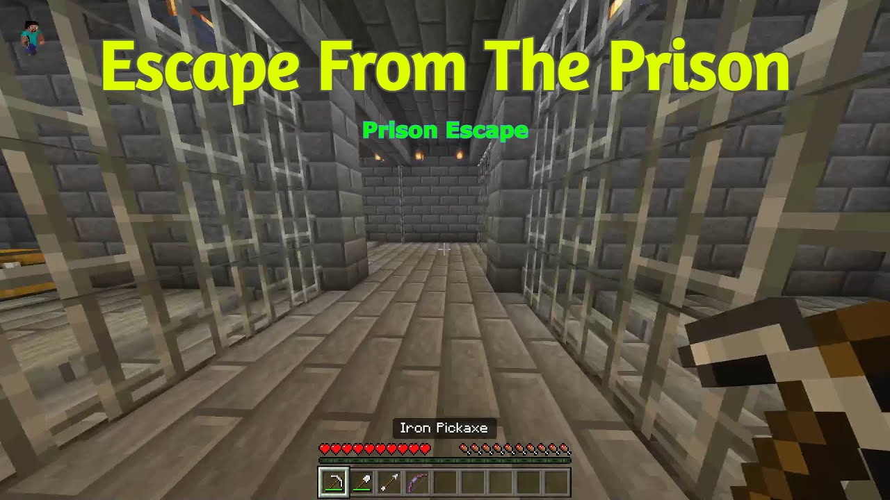Minecraft Prison Escape - Escape from The Prison - YouTube