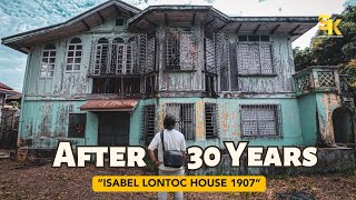 THIS IS WHAT IT LOOKS LIKE NOW AFTER BEING ABANDONED FOR 30 YEARS! THE ISABEL LONTOK HOUSE 1907