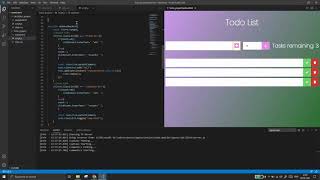 Todo list project using Vanilla javascript