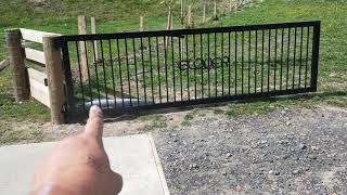 Rising hinge on single swing gate explained.