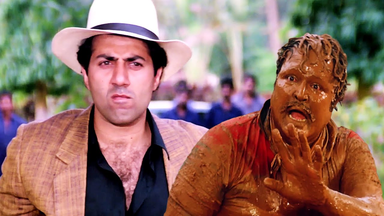 सनी देओल ने गुंडे को दौड़ा कर मारा [HD] | Sunny Deol Action | Jaya ...