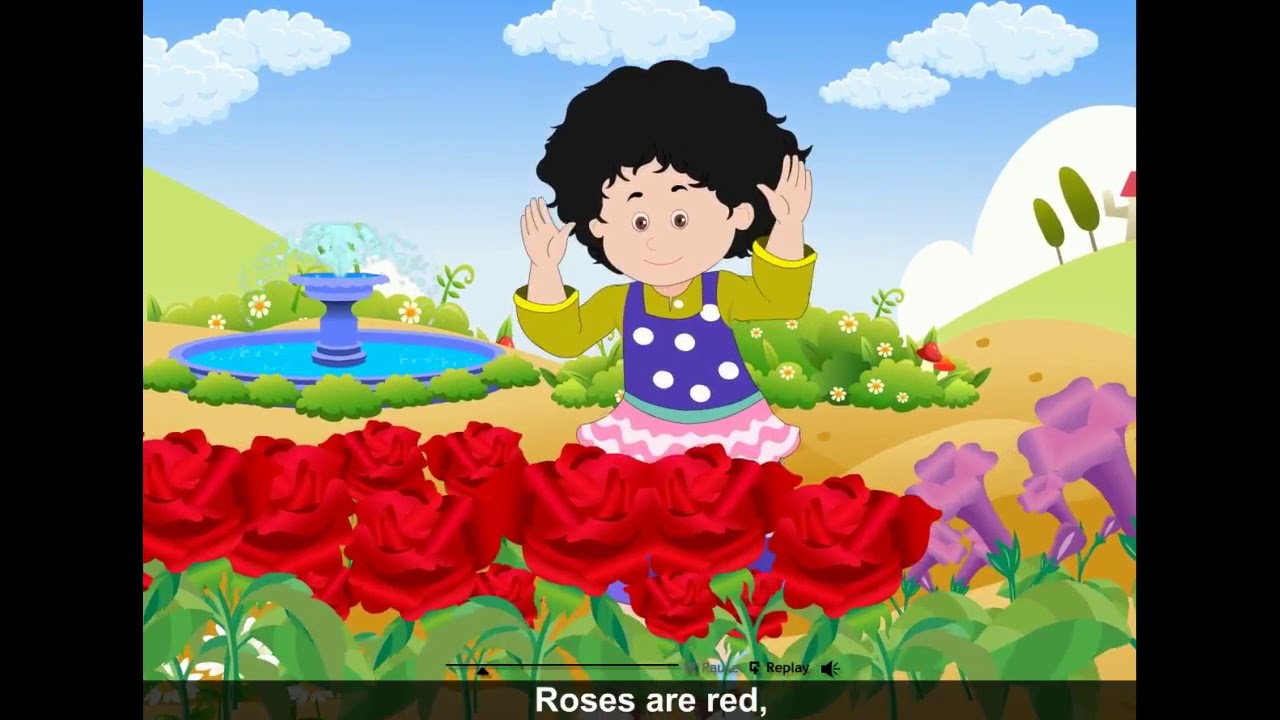 Roses Are Red Song I English Nursery Rhymes I Vidya Prakashan l Vidya