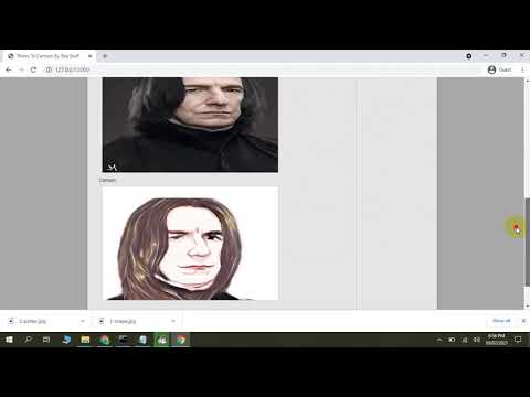 Photo To Cartoon : A Flask Based Web App