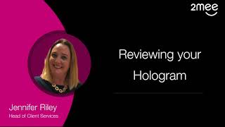 Reviewing a hologram screenshot 5