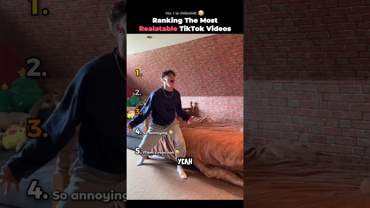 Ranking The Most Relatable TikTok Videos #shortsviral