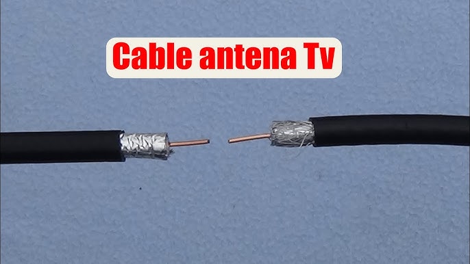CABLEPELADO Cable Antena TV Macho Hembra recto | coaxial | Compatible  televisión, decodificador, Tomas de TV | 75 Ohm | Blanco | 1.50 Metros