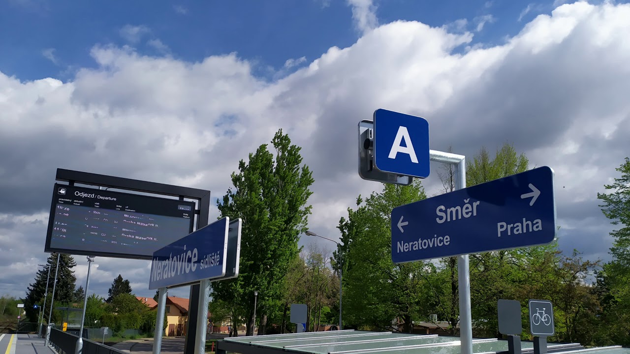 Hlášení ve stanici Neratovice Sídliště (INISS) Andula /Report at station Neratovice Sídliště (INISS)