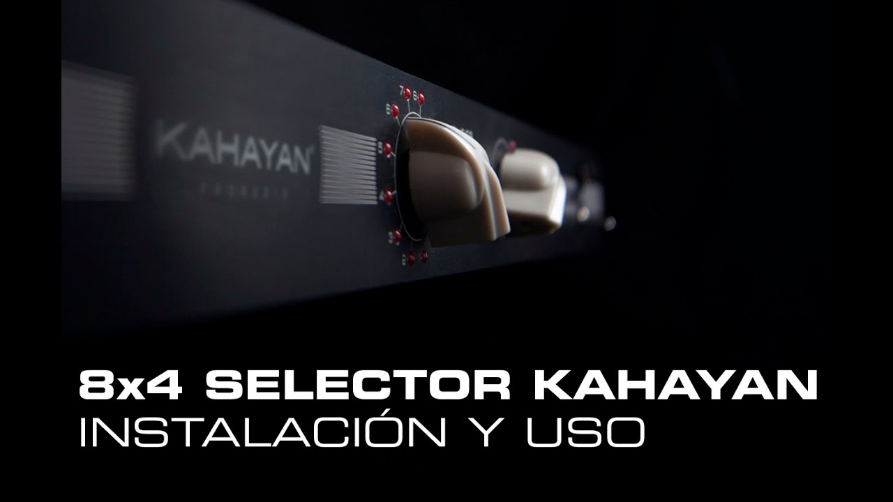 Ludovico Vagnone (SPANISH VERSION) explica el Selector 8x4 de Kahayan
