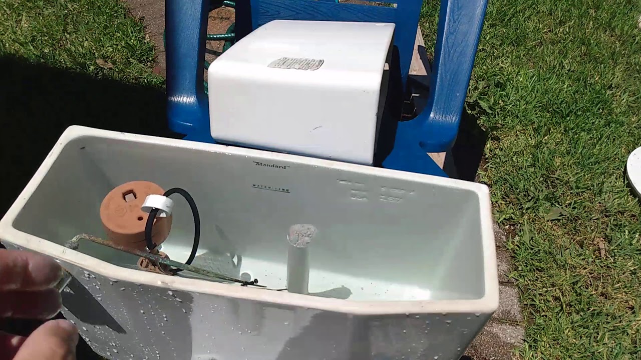 1958 Standard Compton overfilled tank test YouTube