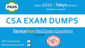 #ServiceNow #CSA Dump 2022 !! #ServiceNow Certified System Administrator | #Tokyo Version ! | Part 4